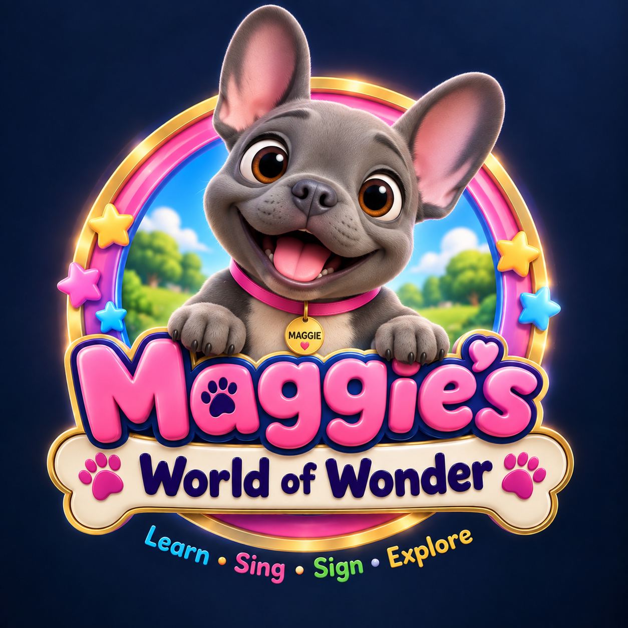 Maggie’s World of Wonder brand emblem
